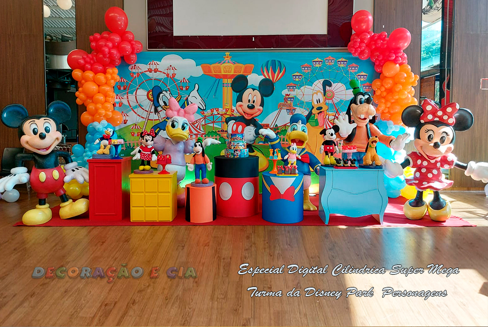 CILINDRICA SUPER MEGA – Turma Disney Park Personagens / Mickey