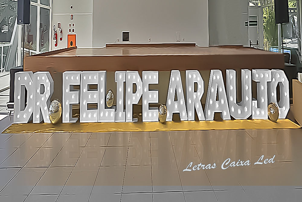 LETRA CAIXA COM LUZ