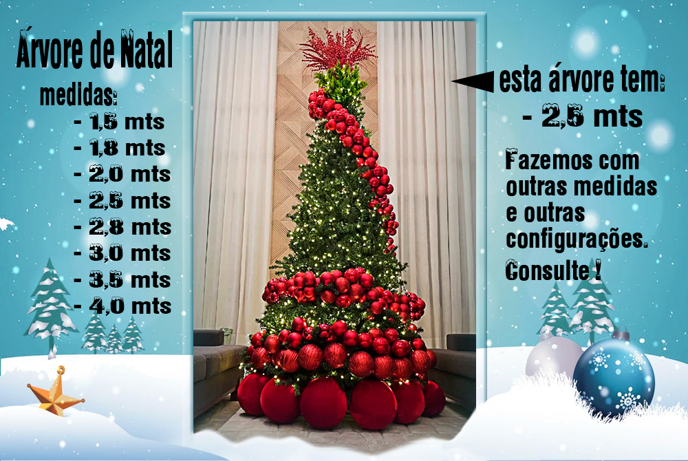 LOCAÇÃO ARVORE DE NATAL – Código 47